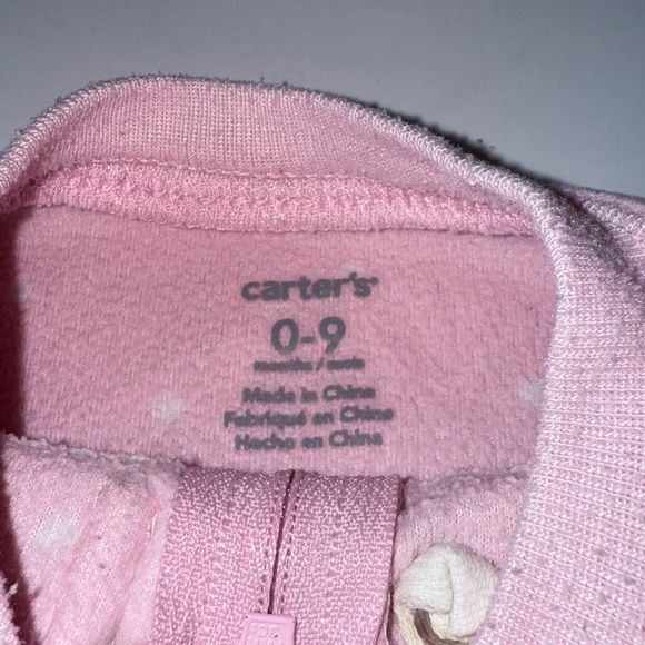Carter’s Baby Girl Sleepsack Pajamas 0-9 Months Set Of 2 Blankets Baby Bedding - Picture 10 of 11